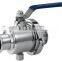 Food Grade, Sanitary, TC Clamp, 2 Way, Manually, Stainless Steel Ball Valve