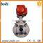 New ultrashort flange ball valve with pneumatic actuator