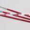 Red wood handle nail art pointed end brush nail art brush 3 point set