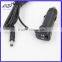 High quality car cigarette lighter plug with switch,led light to dc power cable