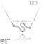 NZA-1010 Fashion Silver Necklace Capricorn Sign Necklace The Zodiac 12 Constellations