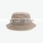 custom Khaki 100% cotton bucket hats