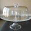 High quality glass cloche for cake/cream/cake/flower