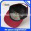100% cotton red leather patch custom snapback caps in high quality