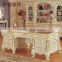 classical office furniture - solid wood hand carved leaf gilding home writing desk                        
                                                Quality Choice