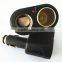 SIROKA - 2 port socket car cigarette DC12-24V