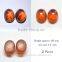 119.55 Ct Orange Star Sapphire 6 Rays Lab Created Stone