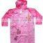 PVC cute raincoats for juniors, raincoats for women, pvc vinyl raincoat