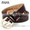 punching style genuine leather girls belts