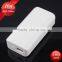 Made in china plastic portable power bank 5600mAh