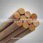 Natural Long Handle Besom Broom Round Wood Stick for Garden Tools