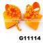 girls cheerleading grosgrain ribbon hair bows wholesale