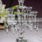 wedding anniversary party decorational crystal candlestick with higher quality