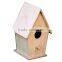 New Unfinished Wooden Bird House Wholesale,Wood Bird Cages,Bird Nest