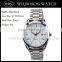 Quartz stainless steel back watch for men