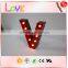 Christmas decorative marquee letter battery operated