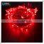 Cheap price 5m100leds red color led wire lights and festival string lights