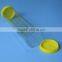 clear packaging tubes