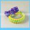 22 cm colorful manual weaving braided bracelet micro-8pin charge and sync data cable