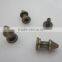 Factory supply brass spike screw button stud for purse