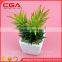 Artificial small bonsai, plastic emulation potted plants for home decoration