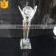 New design crystal hand shaped trophy on sale