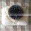 Luxury Adorable Design Mink Fur Chain Purse With Huge Fox Fur Pompom Ladies Cute Handbag Wallet