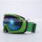 2015 Top Sell Snow Goggles With Green Strap