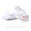 Canvas soft sole slip on wholesale flower ballet dance shoes white for kids