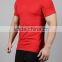 Custom new pattern slim fit mens dry fit workout t shirts