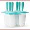 Colorful silicone ice pop maker mold