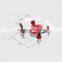 X12 2.4G 4CH drone Helicopter 6 Axis RC Quadcopter RTF Micro Quad Copter Airplane Toys Helicopter