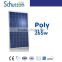 TOP 10 solar panel supplier in China! High efficiency! poly solar panel 265w