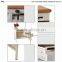 KD office furniture wholesale office table with 2 drawers