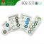 Hygrometer humidity indicator card