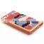 Wholesale price card slots stitching leopard leather cover for apple iphone 6 64GB                        
                                                Quality Choice