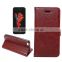 crazy horse sythetic leather wallet phone case