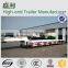 Tri-axle 40-60 ton Low Flatbed Semi Trailer Low Bed Excavator Truck Trailer Trucks And Trailers