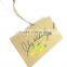 Silk Screen Print Kraft Paper Card Hangtag