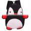 2015 New Lovely Penguin Cartoon Neoprene School Backpack for Children