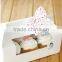 food grade paper lunch box take away pastry box