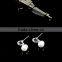 Wholesale Alloy Pearl Crystal Mushroom Earring Cuff For Young Lady