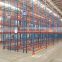 Steel box beam double deep pallet racking for warehouse