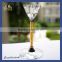 Promotion glass crystal candlestick of wine glass for wedding