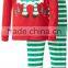 unisex stripe baby christmas costumes Christmas pajamas for kids