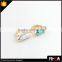 18k Gold Plated Fashion Turquoise Finger Ring