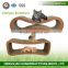 Modern Corrugated Cardboard Cat Lounger Bed Cat Scratcher Cardboard Cat Toy / Cheap Cat Houses