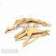 Natural Wood Basic Hospitality hanger With Bar for Clothes Top