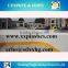 Portable ice rink barrier for synthetic ice rink board