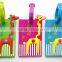 Giraffe Print Soft Rubber Bag Tags Animal Shaped Travel PVC Luggage Tags Wholesale